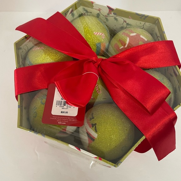 Bucket of Christmas Ornaments NWT - Picture 3 of 6